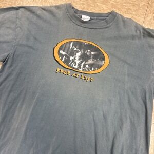 Rare Green Vintage DC Talk Free At Last The Movie TShirt Toby Mac 90s Christian